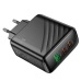 Зарядний блок живлення 2xType-C+USB HOCO CS26A Article 45 W 5 V 3 A чорний Зарядний блок живлення 2xType-C+USB HOCO CS26A Article 45 W 5 V 3 A чорний