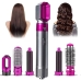 Стайлер багатофункційний Hair Brush (Дайсон) 5в1 з кейсом 1000 Вт сірий з рожевим Стайлер багатофункційний Hair Brush (Дайсон) 5в1 з кейсом 1000 Вт сірий з рожевим