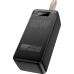 Універсальна мобільна батарея 40000 mAh Hoco DB82 Aquila 65 W повербанк з дисплеєм чорний