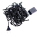 Світлодіодна гірлянда-нитка чорний дріт 200 LED Xmas рубін 15 м 8 режимів білий Світлодіодна гірлянда-нитка чорний дріт 200 LED Xmas рубін 15 м 8 режимів білий