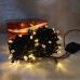 / Світлодіодна гірлянда-нитка чорний дріт 200 LED Xmas 18 м 8 режимів теплий білий / Світлодіодна гірлянда-нитка чорний дріт 200 LED Xmas 18 м 8 режимів теплий білий