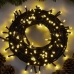 / Світлодіодна гірлянда-нитка чорний дріт 101 LED Xmas 9 м 8 режимів теплий білий