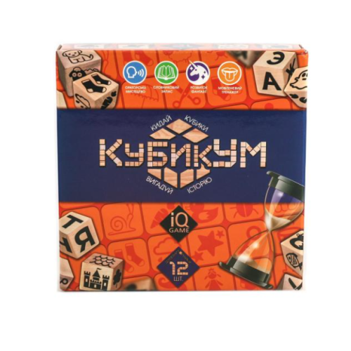 Розвиваюча настільна гра "КубикУм", ДТ-БИ-07-40 new