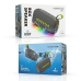 Колонка портативна HOPESTAR H67 Bluetooth LED сірий