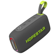 Колонка портативна HOPESTAR H67 Bluetooth LED сірий