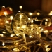 / Світлодіодна гірлянда-нитка прозорий дріт 100 LED Magic Lights 7 м 8 режимів теплий білий