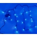 / Світлодіодна гірлянда-завіса чорний дріт 120 LED Euro Led 3 м 8 режимів синій / Світлодіодна гірлянда-завіса чорний дріт 120 LED Euro Led 3 м 8 режимів синій