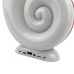 Колонка портативна з годинником Conch Music Light Bluetooth LED білий з помаранчевим Колонка портативна з годинником Conch Music Light Bluetooth LED білий з помаранчевим