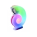 Колонка портативна з годинником Conch Music Light Bluetooth LED білий з помаранчевим Колонка портативна з годинником Conch Music Light Bluetooth LED білий з помаранчевим