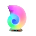Колонка портативна з годинником Conch Music Light Bluetooth LED білий з помаранчевим Колонка портативна з годинником Conch Music Light Bluetooth LED білий з помаранчевим