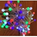 / Світлодіодна гірлянда-нитка білий дріт 100 LED Magic Lights 3 м матова кулька мульти / Світлодіодна гірлянда-нитка білий дріт 100 LED Magic Lights 3 м матова кулька мульти