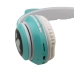 Навушники дитячі бездротові накладні CAT STN-28 LED MP3 Bluetooth з вушками зелений Навушники дитячі бездротові накладні CAT STN-28 LED MP3 Bluetooth з вушками зелений