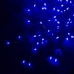 Світлодіодна гірлянда-бахрома чорний дріт 320 LED Euro Led конус 7 м 8 режимів синій Світлодіодна гірлянда-бахрома чорний дріт 320 LED Euro Led конус 7 м 8 режимів синій