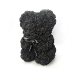/ Мишка из искусственных 3D роз Teddy Flower 25 см черный / Мишка из искусственных 3D роз Teddy Flower 25 см черный