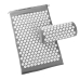 Масажний ортопедичний килимок Медика Acupressure Mat 65 х 41 см з подушкою сірий Масажний ортопедичний килимок Медика Acupressure Mat 65 х 41 см з подушкою сірий