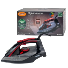 Праска з парою BITEK BT-1255R керамічне покриття 2800 Вт червоний з сірим