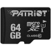 Карта пам'яті 64 GВ Patriot LX Series МicroSDXC UHS-I Сlass 10 чорний Карта пам'яті 64 GВ Patriot LX Series МicroSDXC UHS-I Сlass 10 чорний