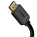 Кабель HDMI/HDMI 2 м Baseus Adapter Cable чорний Кабель HDMI/HDMI 2 м Baseus Adapter Cable чорний