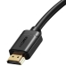 Кабель HDMI/HDMI 2 м Baseus Adapter Cable чорний Кабель HDMI/HDMI 2 м Baseus Adapter Cable чорний