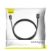 Кабель HDMI/HDMI 2 м Baseus Adapter Cable чорний Кабель HDMI/HDMI 2 м Baseus Adapter Cable чорний
