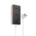 Мережевий фільтр-подовжувач 3 розетки Hoco AC8A 3хUSB/Type C 10 А 1.5 м білий з чорним Мережевий фільтр-подовжувач 3 розетки Hoco AC8A 3хUSB/Type C 10 А 1.5 м білий з чорним