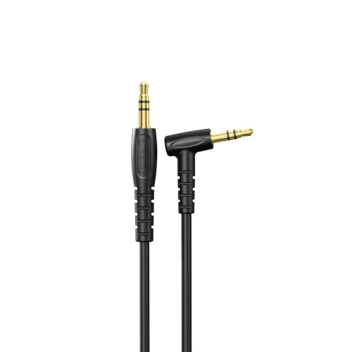 Перехідник 3.5 мм AUX F/3.5 мм AUX М 1 м XO NB-R272 Elbow чорний