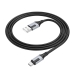 Кабель USB/micro-USB 1 м BOROFONE BX101 Creator 2.4 A чорний з сірим