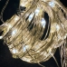 Світлодіодна гірлянда-завіса мідний дріт 200 LED Euro Led USB з пультом крапля 3 х 2 м теплий білий