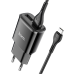 Зарядний пристрій з кабелем 2xUSB/microUSB 1 м HOCO C88A Star 12 W 5 V 2.4 А чорний