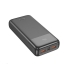 Універсальна мобільна батарея 20000 mAh Hoco J121A Fast 22.5 W повербанк з дисплеєм чорний