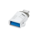 Перехідник USB Type-C M/USB F XO NB256B білий Перехідник USB Type-C M/USB F XO NB256B білий