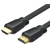 Кабель HDMI/HDMI 3 м UGREEN ED015 Flat Cable чорний Кабель HDMI/HDMI 3 м UGREEN ED015 Flat Cable чорний