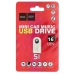 Флеш пам'ять USB 16 GB Hoco UD9 Insightful Smart USB 2.0 сріблястий