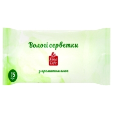 Вологі серветки FL Алое 15шт