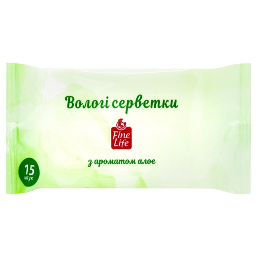 Вологі серветки FL Алое 15шт