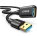 Кабель подовжувач USB/USB 1 м UGREEN US129 чорний