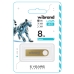 Флеш пам'ять USB 8 GB Wibrand Puma USB 2.0 золотистий Флеш пам'ять USB 8 GB Wibrand Puma USB 2.0 золотистий