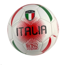 М'яч футбольний №5 Italia MS3927 білий з червоним
