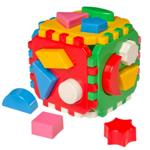 Ігровий набір сортер Куб Technok Toys 0458 пластик 18 фігур різнобарвний