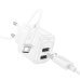 Зарядний пристрій з кабелем 2хUSB/microUSB 1 м HOCO CS51A Surplus 12 W 5 V 2.4 A білий Зарядний пристрій з кабелем 2хUSB/microUSB 1 м HOCO CS51A Surplus 12 W 5 V 2.4 A білий