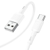 Кабель USB/Type-C 1 м Hoco X83 3 A білий Кабель USB/Type-C 1 м Hoco X83 3 A білий
