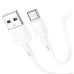 Кабель USB/Type-C 1 м Hoco X83 3 A білий Кабель USB/Type-C 1 м Hoco X83 3 A білий