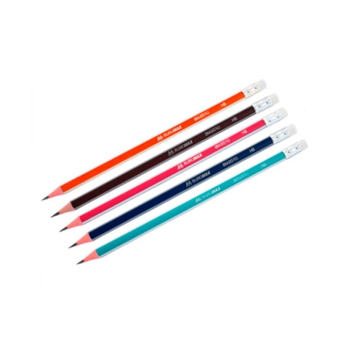 / Карандаш простой BuroMax 8510 HB с ласт. треуг.