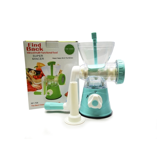 / М'ясорубка механічна Kitchen Master RF-706 блакитний