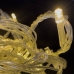 Світлодіодна гірлянда-завіса прозорий дріт 240 LED Magic Lights ліхтарики 2 х 2 м 8 режимів теплий білий