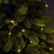 Світлодіодна гірлянда-нитка мідний дріт 200 LED Magic Lights USB крапля 20 м теплий білий