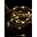 Світлодіодна гірлянда-нитка прозорий дріт 50 LED Magic Lights на батарейках 5 м теплий білий Світлодіодна гірлянда-нитка прозорий дріт 50 LED Magic Lights на батарейках 5 м теплий білий