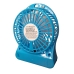Вентилятор настільний Portable Mini Fan діаметр 10 см синій