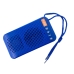 Колонка портативна з сонячною панеллю T&G TG184 Bluetooth FM синій