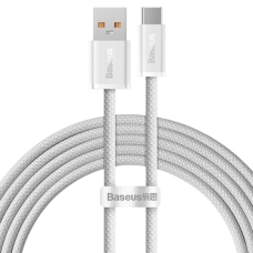 Кабель USB/Type-C 1 м Baseus Dynamic 100 Вт білий